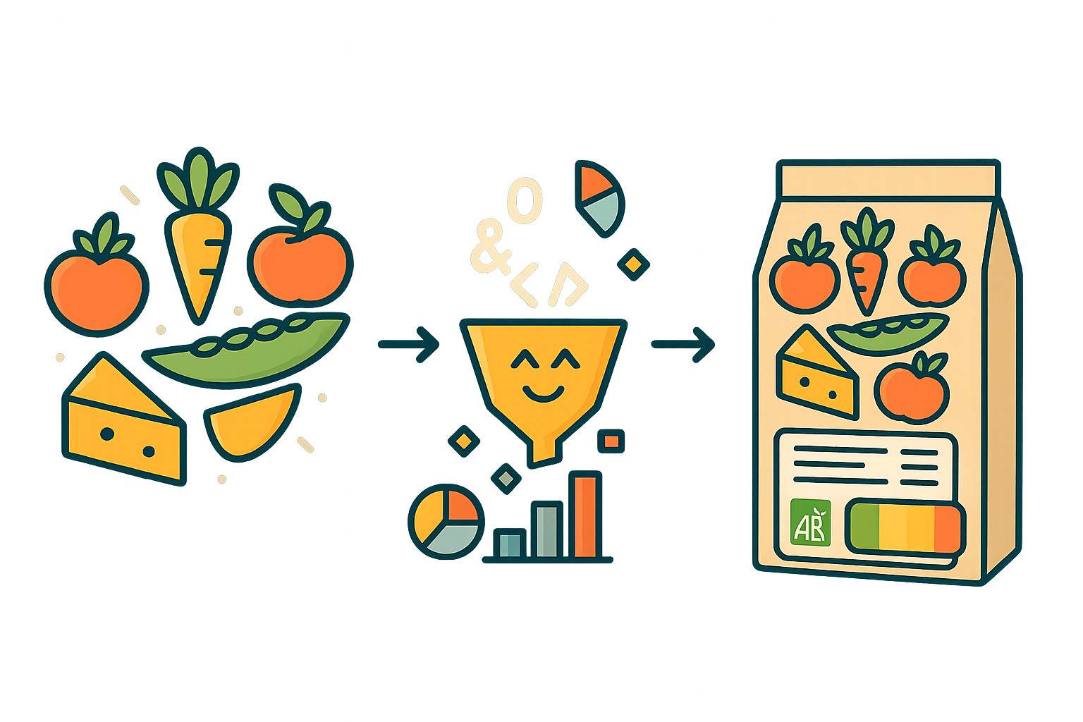 Transformation des aliments en données INCO